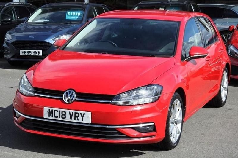 Red Used 2018 VW Golf VII GT Hatchback | £9,985 (Good price) - Image 1/1