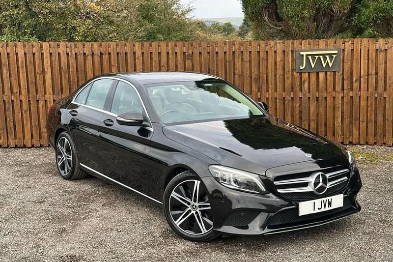 Black Used 2020 Mercedes C220 Sedan | £17,975 (Good price) - Image 1/1
