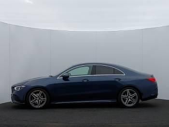 Used Mercedes CLA180 AMG line 136 HP (100 kW) 2019 Blue Sedan