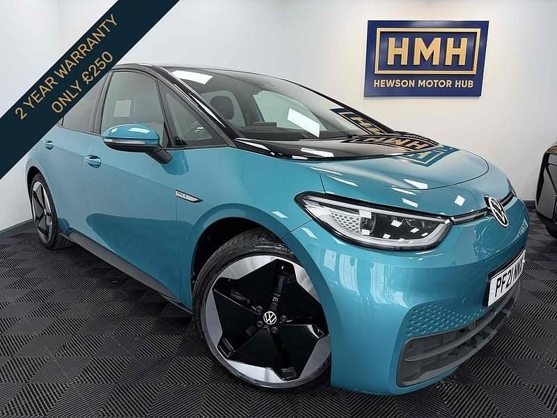 Used VW ID.3 Pro 150 kW (204 HP) 2021 Turquoise Hatchback