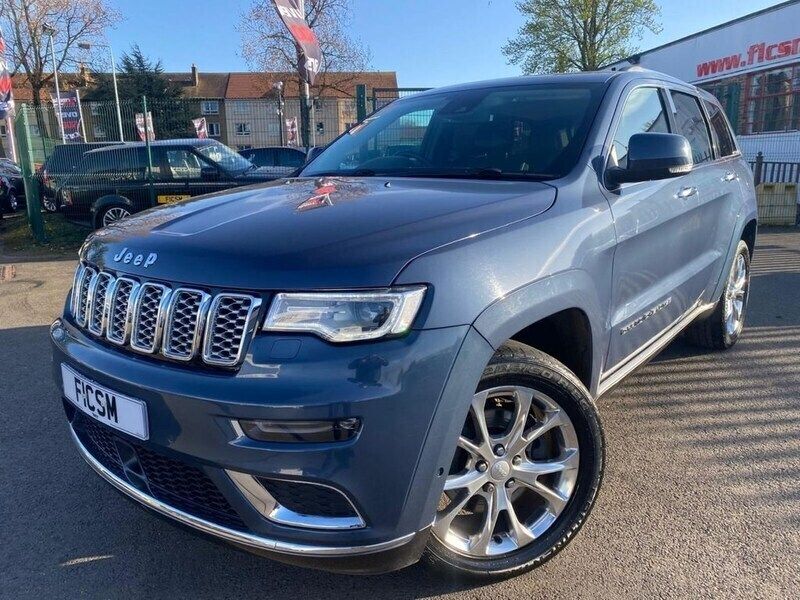 Blue Used 2019 Jeep Grand Cherokee Summit SUV | £25,995 (Expensive) - Image 1/4