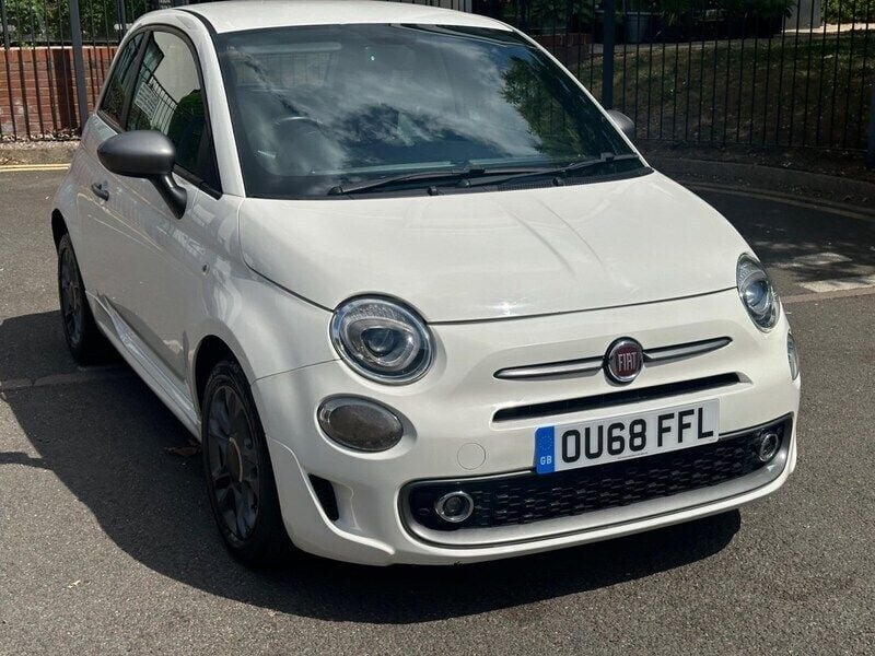 White Used 2018 Fiat 500 S Hatchback | £7,500 (Good price) - Image 1/4