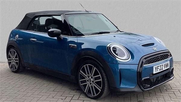 Blue Used 2022 Mini Cooper S Cabriolet Exclusive Cabriolet | £20,170 (Fair price) - Image 1/3