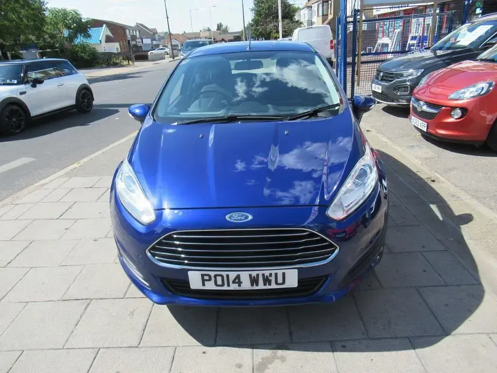 Used Ford Fiesta Style 2014 Blue Hatchback