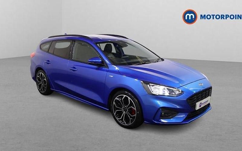 Used Ford Focus ST-Line X 125 HP (91 kW) 2020 Blue Estate