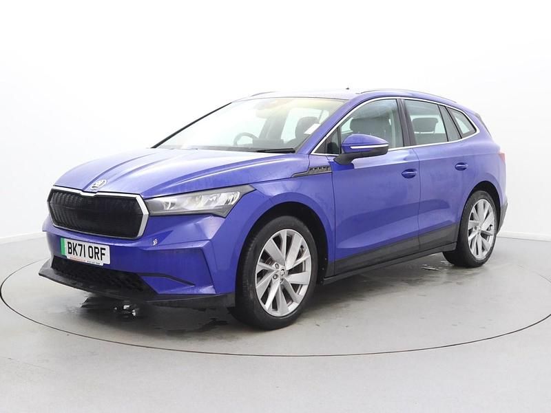 Used Skoda Enyaq iV Loft 150 kW (204 HP) 2021 Blue SUV