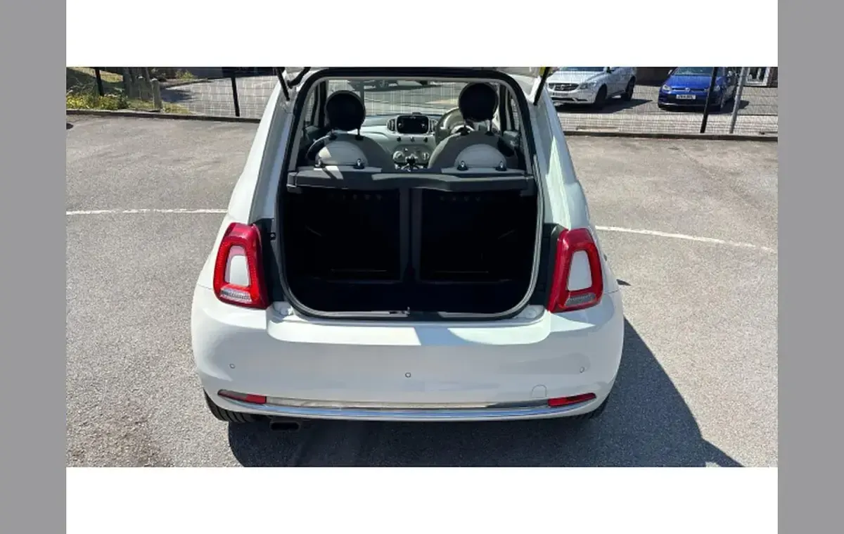 Used Fiat 500 Lounge 69 HP (50 kW) 2016 White Hatchback