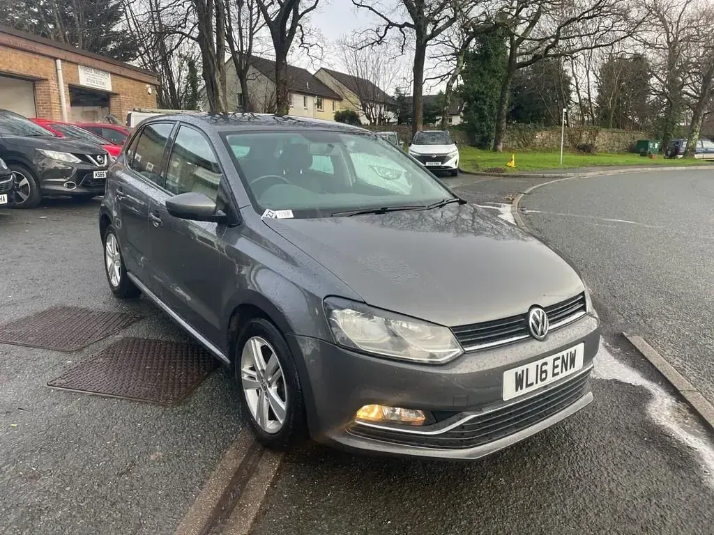 Usado VW Polo Match 2016 Gris Utilitario