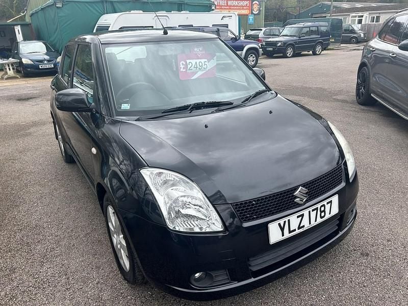 Black Used 2009 Suzuki Swift GLX Hatchback | £2,495 (A bit pricey) - Image 1/4