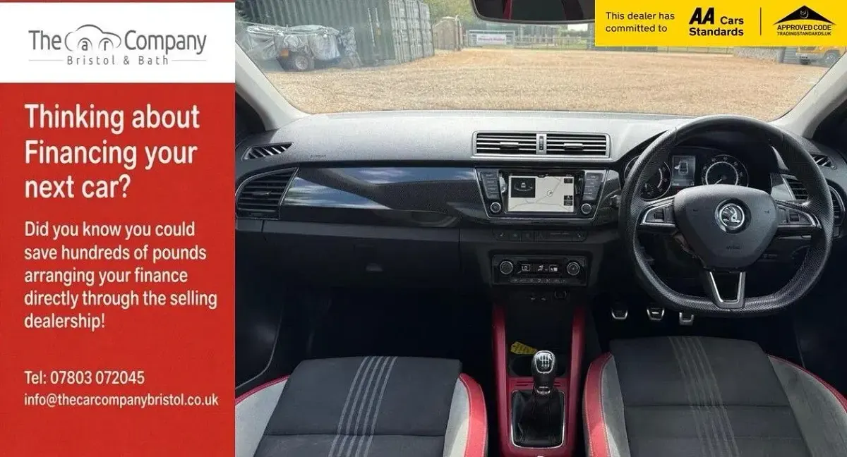 Used Skoda Fabia Monte Carlo 110 HP (80 kW) 2015 Red Hatchback