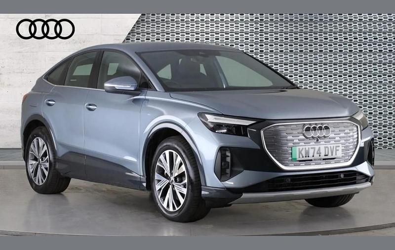 Blue Used 2024 Audi Q4 Sportback e-tron Sport SUV | £32,344 - Image 1/4