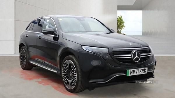 Used Mercedes EQC400 AMG Line Premium 300 kW (408 HP) 2022 Black SUV