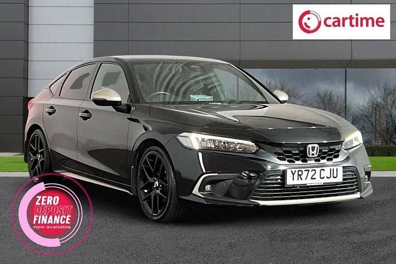 Black Used 2022 Honda Civic Hybrid Hatchback | £22,990 (Fair price) - Image 1/3