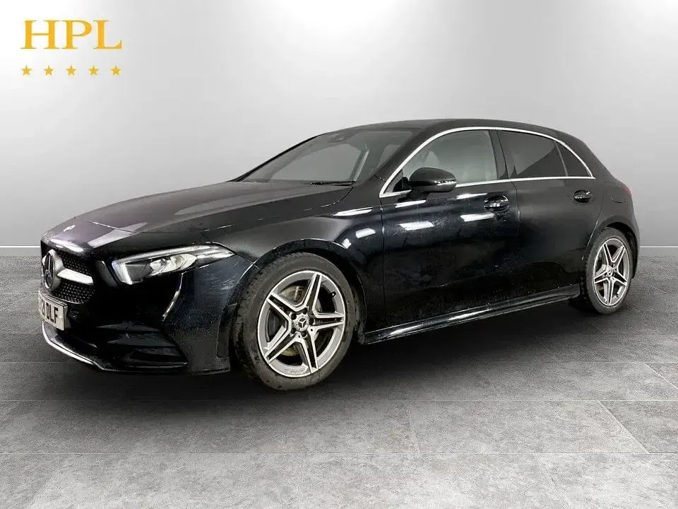 Used Mercedes A190 AMG line 190 HP (139 kW) 2021 Black Hatchback