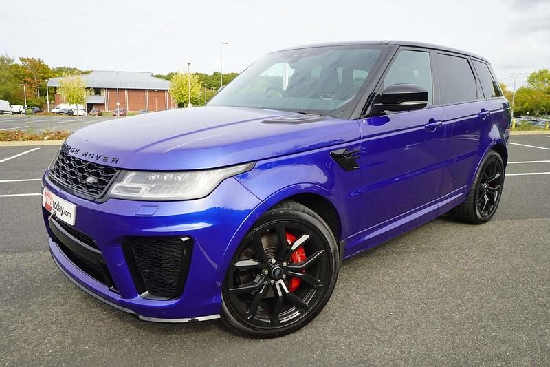 Used Land Rover Range Rover Sport SVR 575 HP (422 kW) 2021 Blue SUV