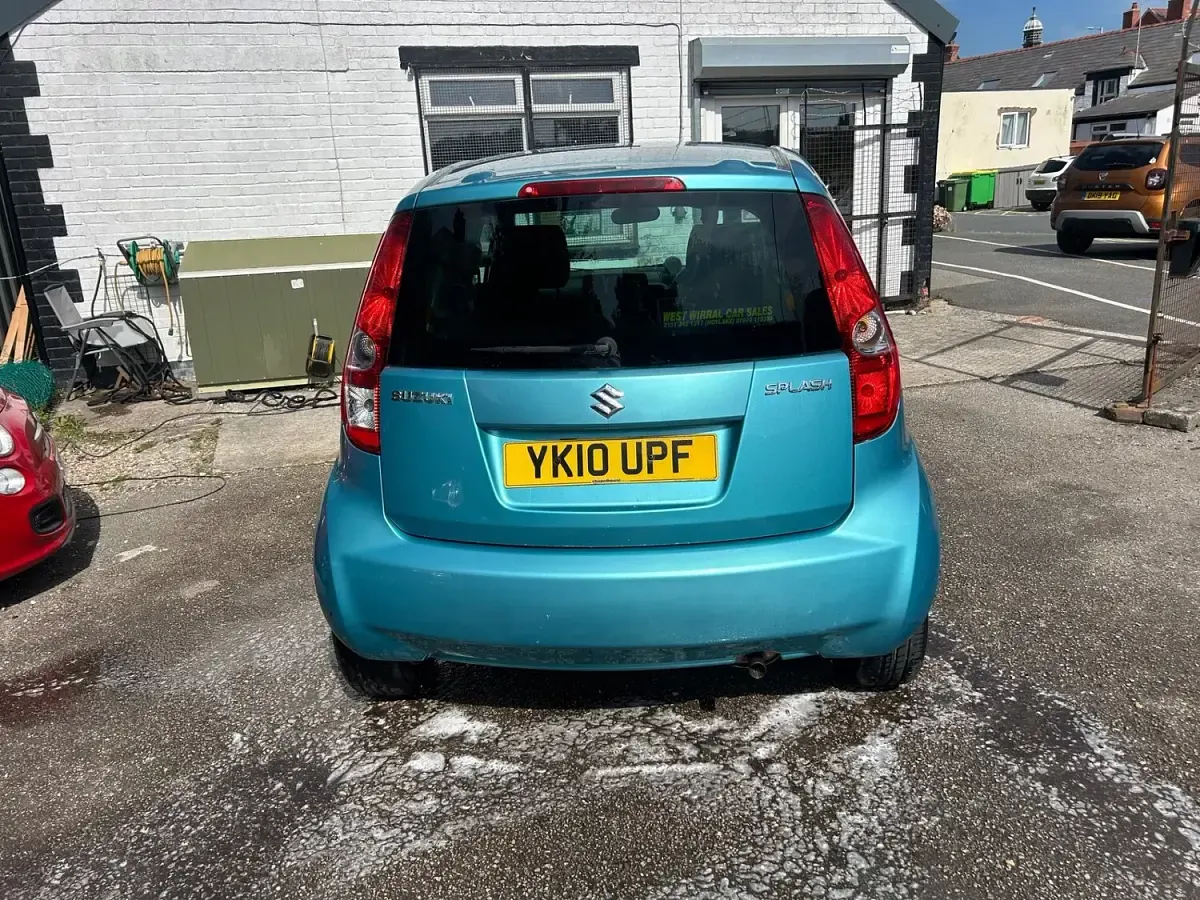 Used Suzuki Splash GLS 83 HP (61 kW) 2010 Turquoise Hatchback