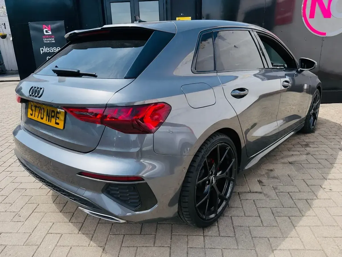Used Audi A3 S-Line 184 HP (135 kW) 2020 Grey Sedan