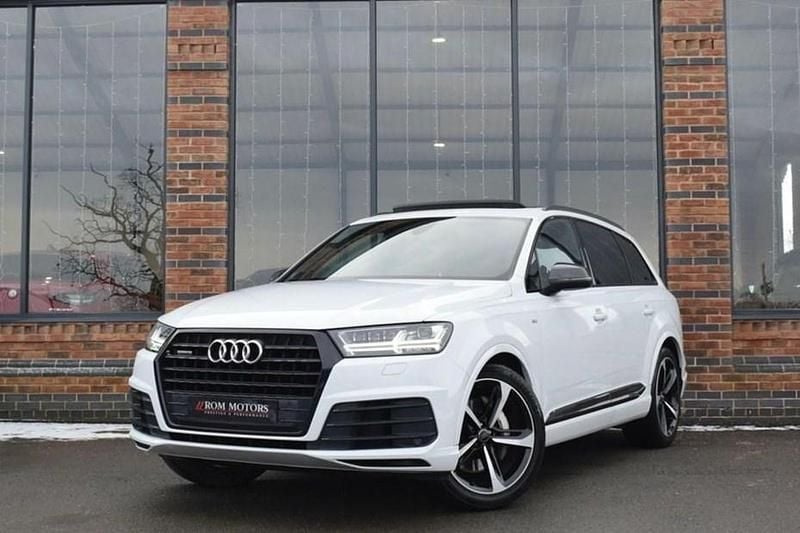 White Used 2019 Audi Q7 Black Edition SUV | £32,999 (Good price) - Image 1/1