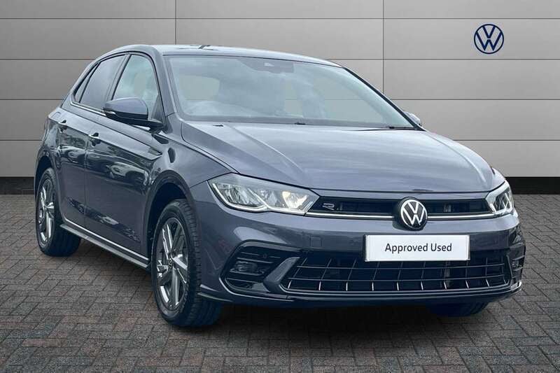Grey Used 2024 VW Polo R-line Hatchback | £20,750 (Fair price) - Image 1/4