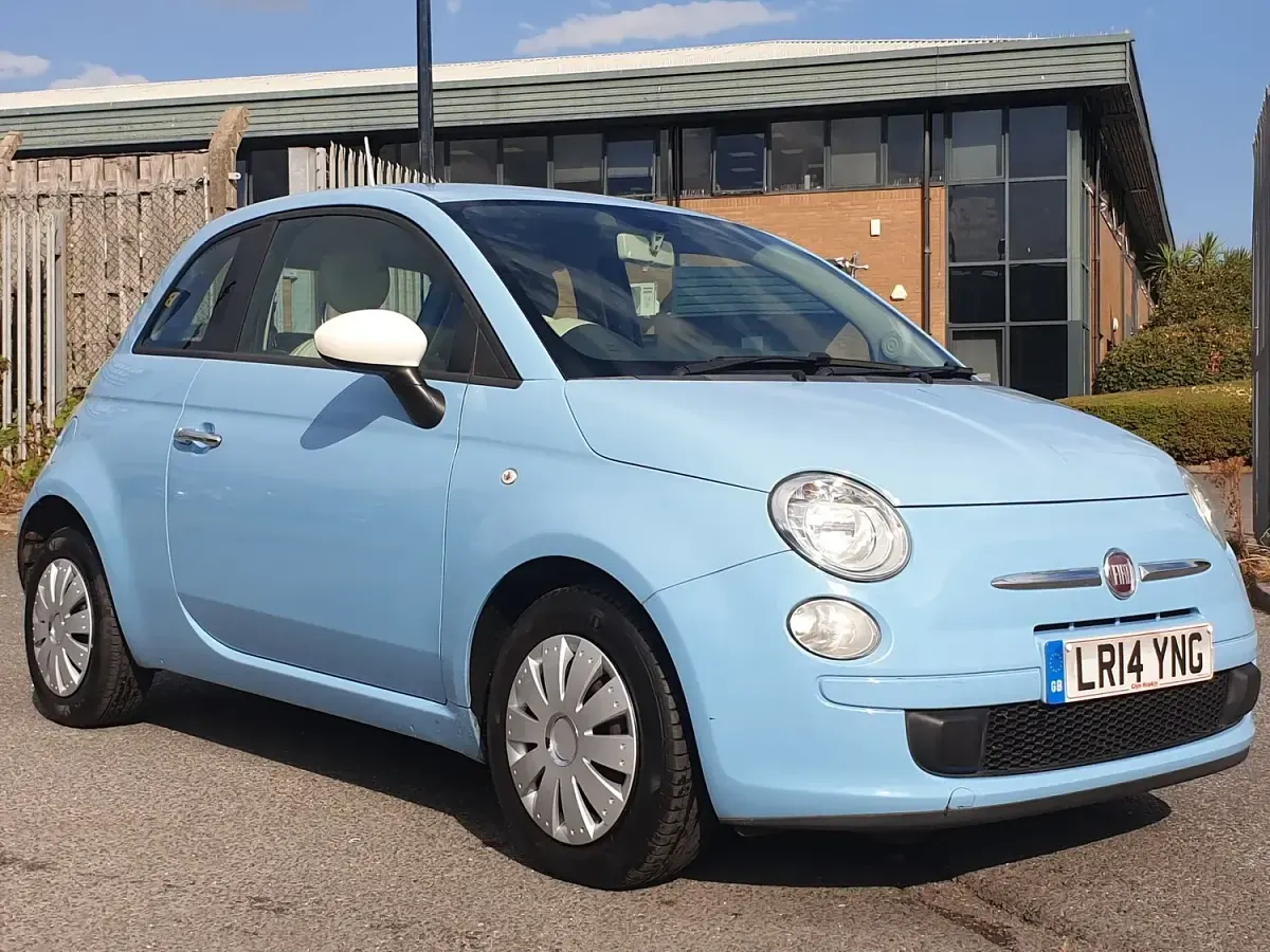 Used Fiat 500 S 69 HP (50 kW) 2014 Blue Hatchback
