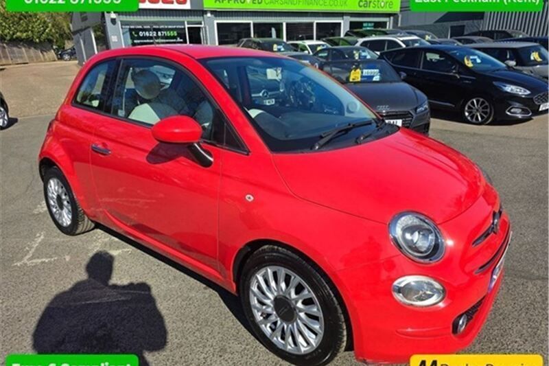 Pink Used 2019 Fiat 500 Lounge Hatchback | £7,999 (Fair price) - Image 1/4