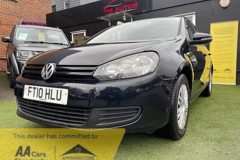 Used VW Golf VI S 105 HP (77 kW) 2010 Black Hatchback