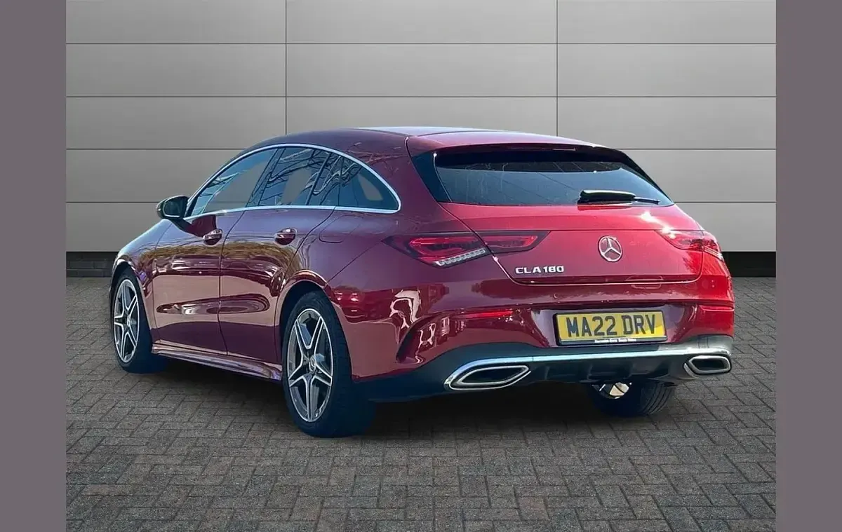 Used Mercedes CLA180 AMG line 134 HP (98 kW) 2022 Red Sedan