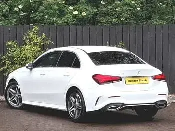Used Mercedes A200 AMG line 163 HP (119 kW) 2019 White Coupe