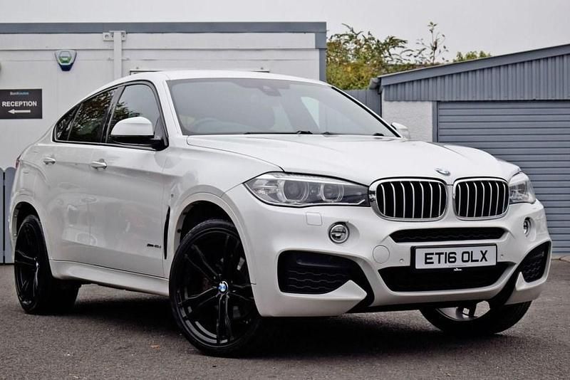 White Used 2016 BMW X6 M Sport SUV | £18,995 (Good price) - Image 1/4