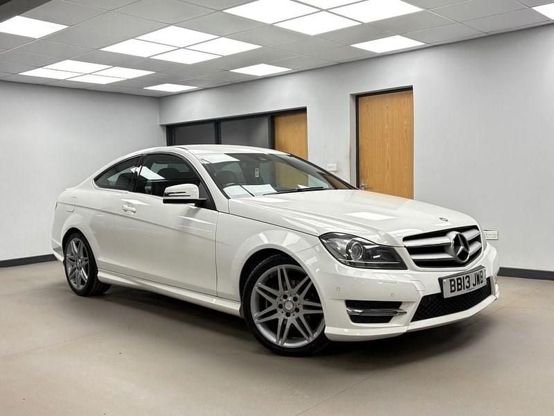 White Used 2013 Mercedes C250 AMG Coupe | £5,979 (Fair price) - Image 1/4