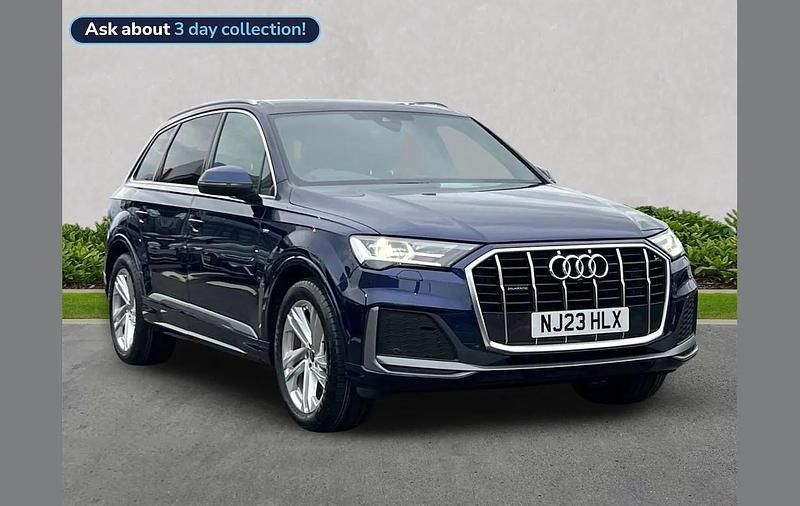 Used Audi Q7 S-Line 281 HP (206 kW) 2023 Blue SUV