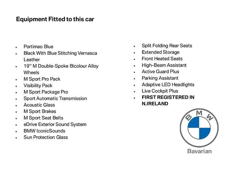 Blue Used 2024 BMW 330e M Sport | £33,995 (Super price) - Image 1/1