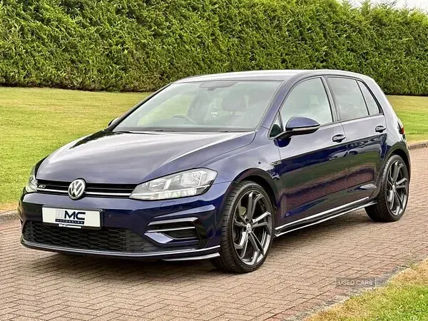 Used VW Golf VII R-line 150 HP (110 kW) 2019 Blue Hatchback