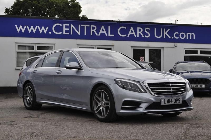 Silver Used 2014 Mercedes S500L AMG line Sedan | £21,995 - Image 1/4