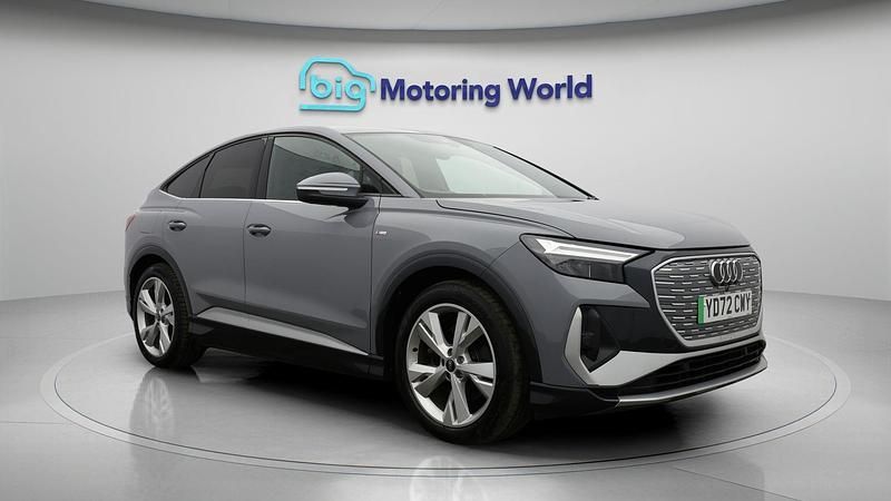 Used 2022 Audi Q4 Sportback e-tron S-Line SUV | £23,700 (Fair price) - Image 1/4
