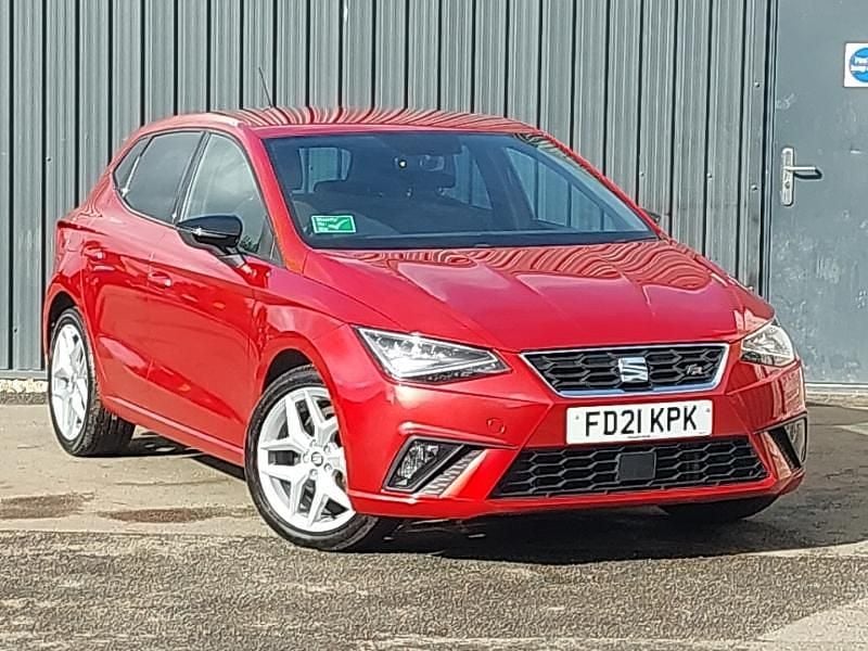 Red Used 2021 Seat Ibiza FR Hatchback | £12,798 (Good price) - Image 1/4