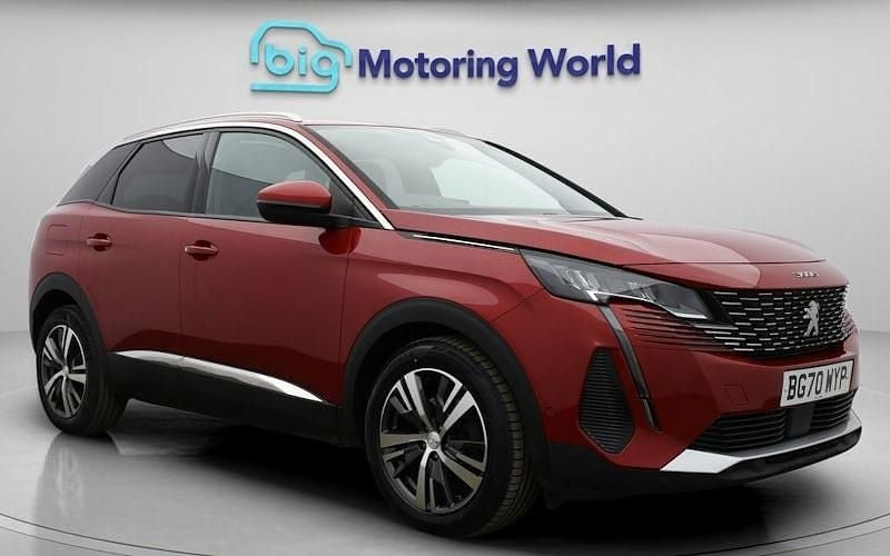 Used Peugeot 3008 Allure Premium 131 HP (96 kW) 2021 Red SUV