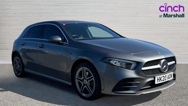 Used Mercedes A250 AMG line 218 HP (160 kW) 2020 Grey Hatchback