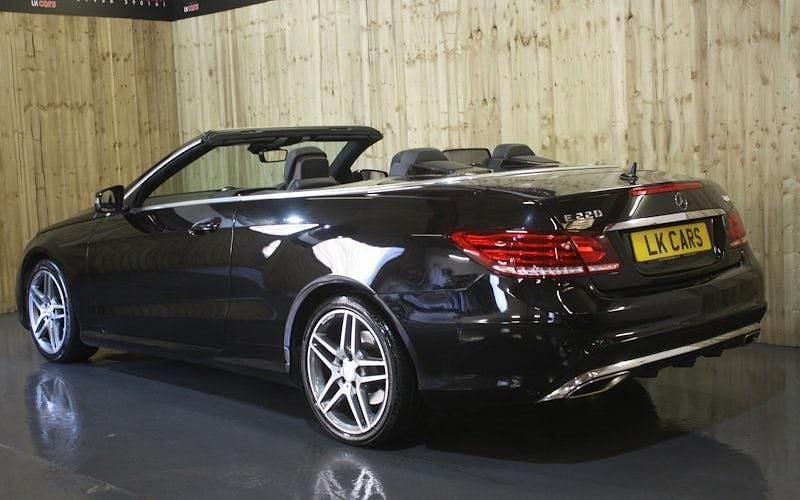 Used Mercedes E220 AMG 170 HP (125 kW) 2013 Black Cabriolet