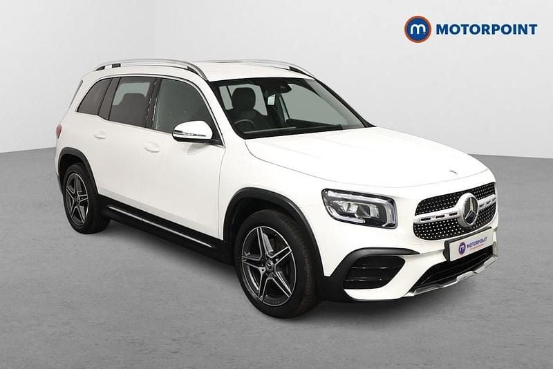 White Used 2021 Mercedes GLB200 AMG line SUV | £25,849 (Fair price) - Image 1/4
