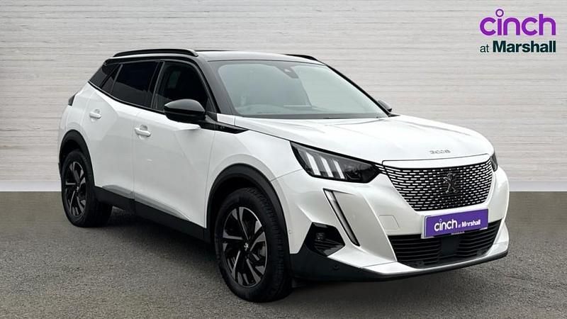Used Peugeot e-2008 GTi 100 kW (136 HP) 2021 White SUV