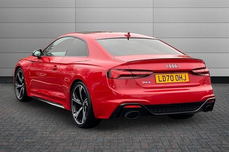 Used Audi RS5 Design 450 HP (330 kW) 2020 Tango red Coupe