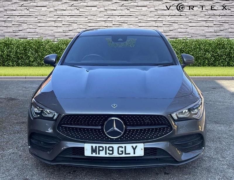 Used Mercedes CLA200 AMG line 163 HP (119 kW) 2019 Grey Coupe