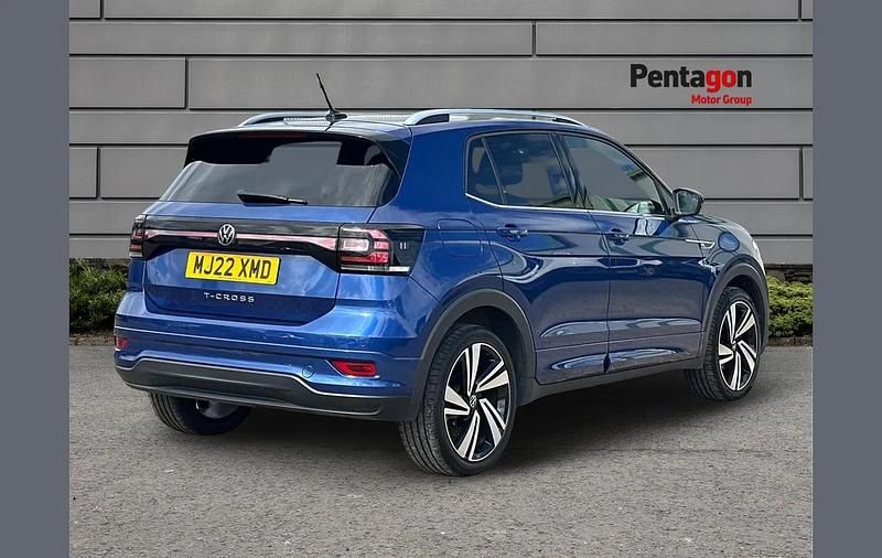 Used VW T-Cross R-line 108 HP (79 kW) 2022 Blue SUV