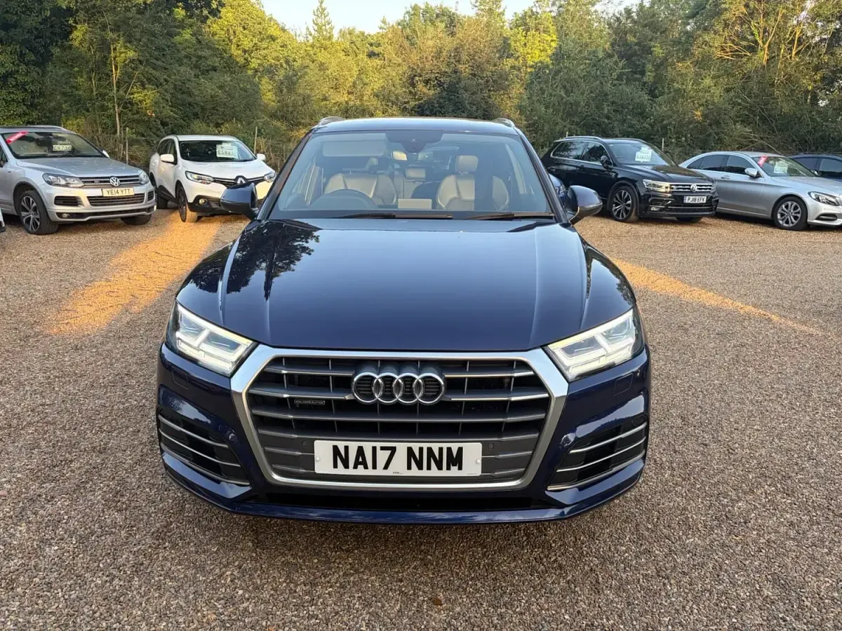 Used Audi Q5 S-Line 190 HP (139 kW) 2017 Blue SUV