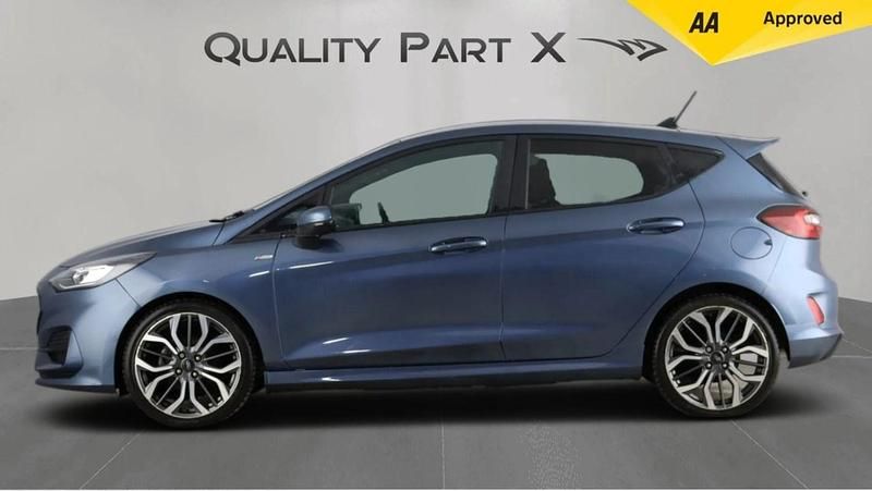Used Ford Fiesta ST-Line X 100 HP (73 kW) 2023 Blue Hatchback
