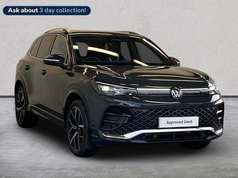 Grey New 2025 VW Tiguan R-line SUV | £43,610 - Image 1/4