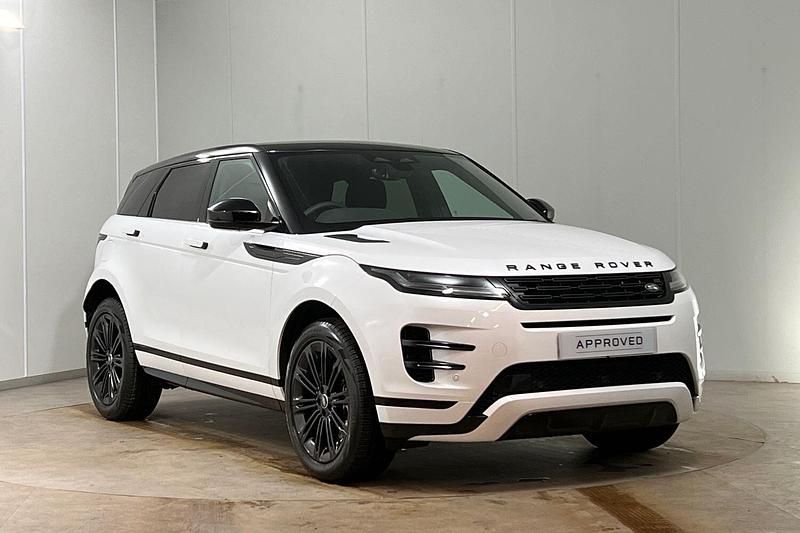 White Used 2025 Land Rover Range Rover evoque SE Dynamic SUV | £43,000 - Image 1/4