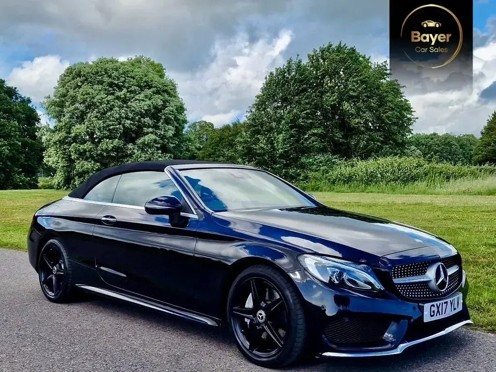 Used Mercedes C250 AMG Line Premium Plus 2017 Black Cabriolet