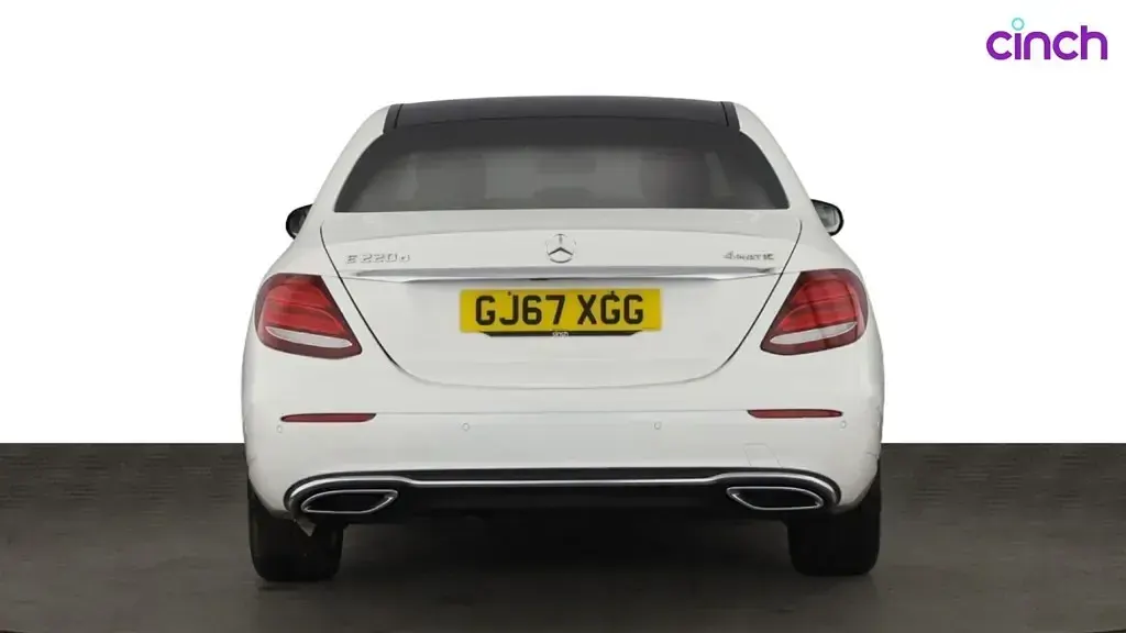 Used Mercedes E220 Premium 2017 White Sedan